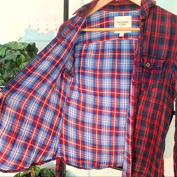 2! Abercrombie Flannel Button Up Shirts - Bundle - Picture 9 of 12